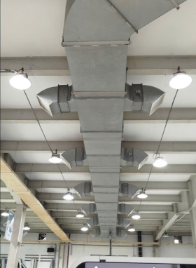 THI CÔNG HỆ THỐNG ỐNG GIÓ LÀM MÁT NHÀ XƯỞNG - CÔNG TY TNHH SEHWA VINA