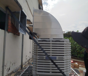 Máy làm mát nhà xưởng cty may cổ phần phương đông quận gò vấp